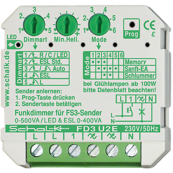 Schalk Funk-Universal-Dimmer FD3 U2E